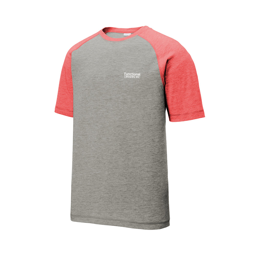 Sport-Tek ® PosiCharge ® Tri-Blend Wicking Draft Tee - True Red/ Dark –  Capella Gift Store